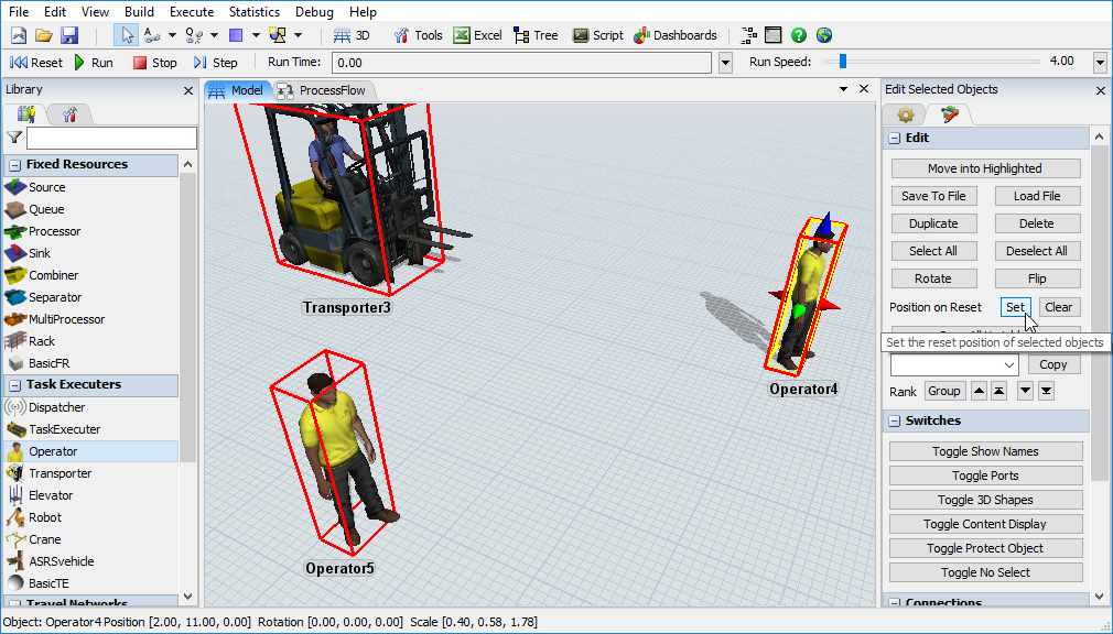 Set Position on Reset - Part of View > Edit Selected Objects