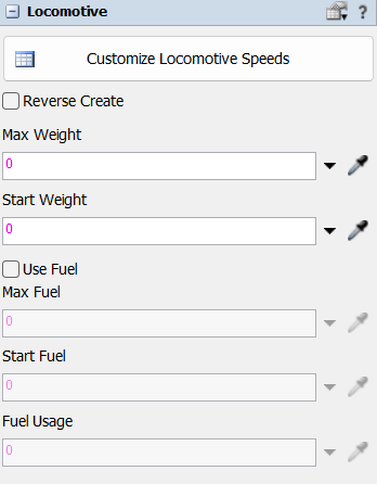 Locomotive GUI