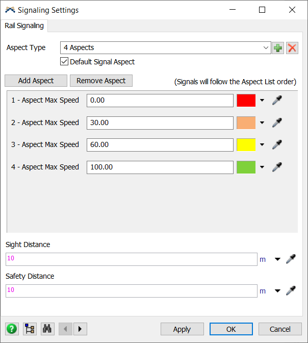 SignalSettings