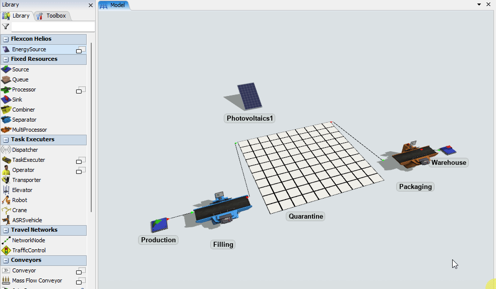 Create and connect Grid (animation)