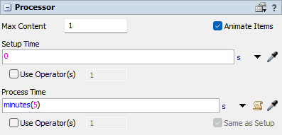 Filling Process Time
